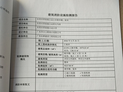 【检测】--东莞市厚街镇大迳小